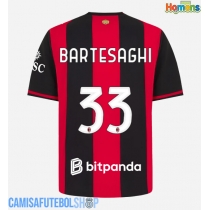 Camisa de time de futebol AC Milan Davide Bartesaghi #33 Replicas 1º Equipamento 2026-27 Manga Curta